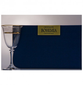 Бокалы для красного вина 290 мл 6 шт  Crystalite Bohemia "Клеопатра /437130" / 001472