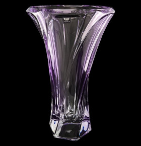 Ваза для цветов 32 см  Aurum Crystal "Mozart /Аметист" / 103650