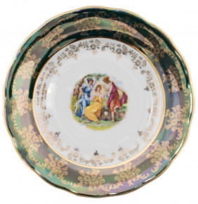 Тарелка 19 см 1 шт  Royal Czech Porcelain "Аляска /Мадонна зеленая" / 204731