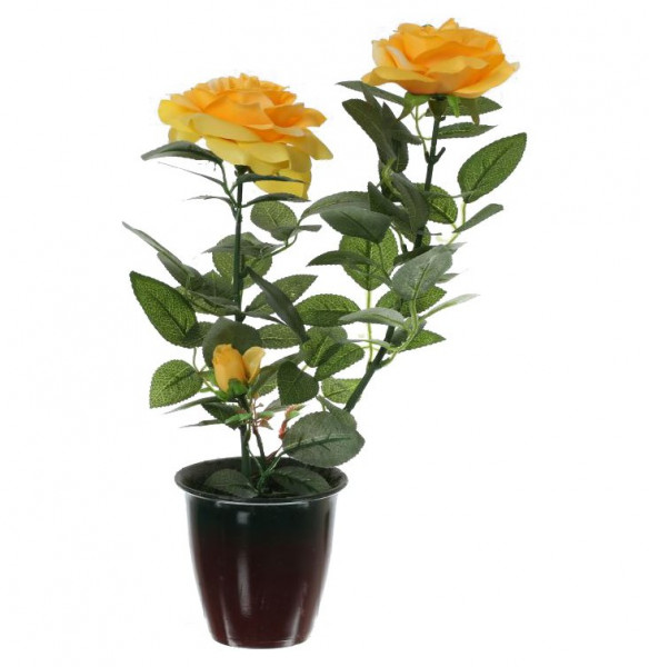 Цветы в горшке  Royal Classics &quot;Жёлтые розы&quot; / 140407