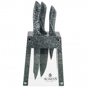 Набор кухонных ножей 6 предметов на подставке "Agness" / 207766