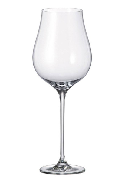 Бокалы для белого вина 400 мл 6 шт  Crystalite Bohemia &quot;Limosa /Без декора&quot; / 331714
