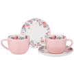 Набор чайных пар 250 мл 2 шт розовые  LEFARD &quot;Blossom /С розами&quot; / 323084