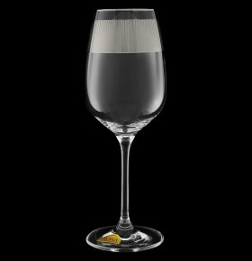 Бокалы для белого вина 340 мл 6 шт  Rona "Престиж /Серебряная дорожка" / 146202