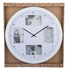 Часы настенные 51 см кварцевые белые  LEFARD "LIVE" / 187944