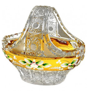 Корзинка 15 см  Aurum Crystal "Хрусталь с золотом" / 096535