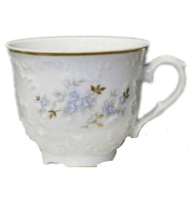 Набор чайных чашек 250 мл 6 шт  Cmielow "Рококо /Голубой цветок" / 330564