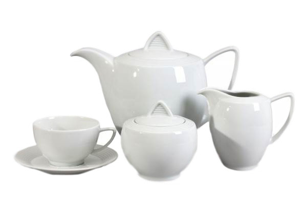 Чайный сервиз на 6 персон 15 предметов  Thun &quot;Леа /Без декора&quot; / 257720