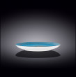 Тарелка 25,5 см голубая  Wilmax &quot;Spiral&quot; / 261654