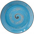 Тарелка 25,5 см голубая  Wilmax &quot;Spiral&quot; / 261654