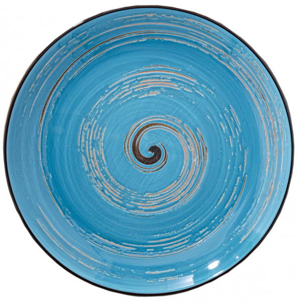 Тарелка 20,5 см голубая  Wilmax &quot;Spiral&quot; / 261652