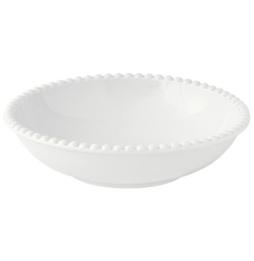Тарелка 20 см глубокая белая  Easy Life "Tiffany" / 292416
