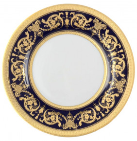Набор тарелок 27 см 6 шт  Falkenporzellan "Констанц /Императорское золото /на синем" / 033198