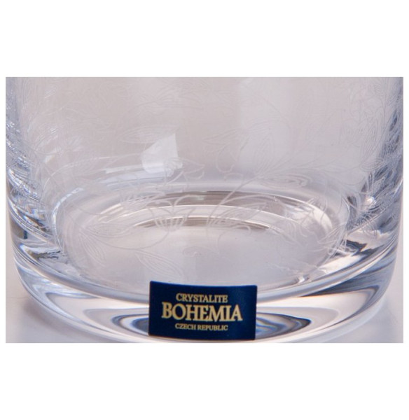 Стаканы для виски 290 мл 6 шт  Crystalite Bohemia &quot;Идеал /Невидимый узор 28580&quot; / 012988