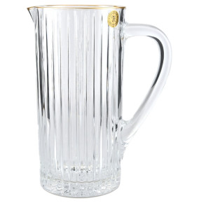 Кувшин для сока 1,2 л  NANO glass "Таймлесс /Отводка золото" NG / 307593