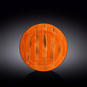 Тарелка 23 см оранжевая  Wilmax "Scratch" / 261471