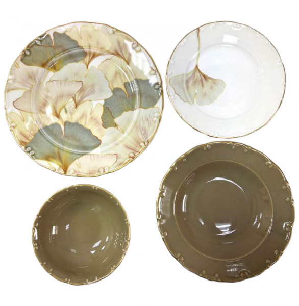 Набор тарелок 24 предмета на 6 персон  O.M.S. Collection &quot;Tulu Porselen&quot; / 285880