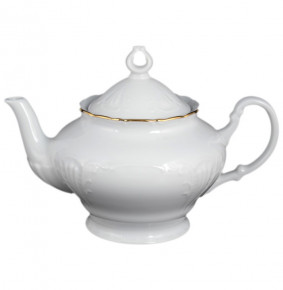 Заварочный чайник 1,2 л  Bohemia Porcelan Moritz Zdekauer 1810 s.r.o. "Лиана /Золотая отводка" / 071231