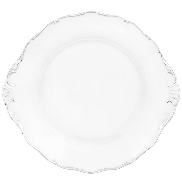 Пирожковая тарелка 27 см  Leander &quot;Офелия /Отводка платина 2841&quot; / 337987