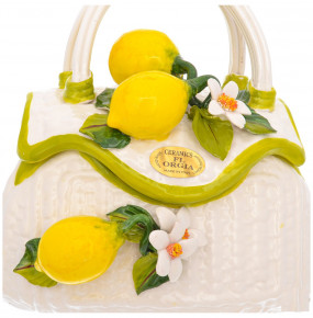Декоративное изделие Сумка 25 см  Orgia "Лимоны" / 246706
