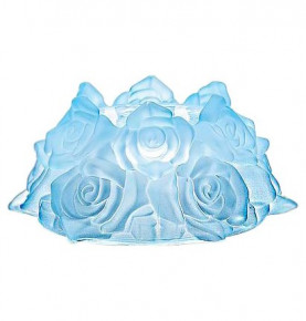 Ваза для конфет 16 см  Crystalite Bohemia "Фрост /голубая" / 116844