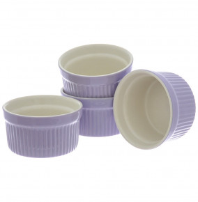 Набор форм для кексов 9 х 9 х 5 см 4 шт фиолетовые  Repast "Bakery"  / 290727