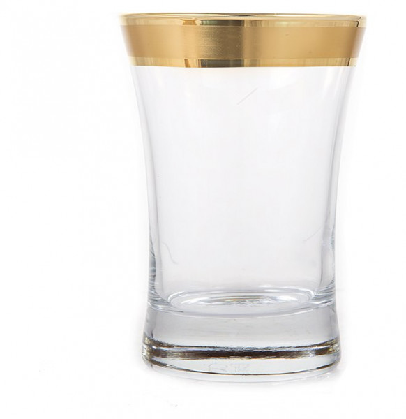 Стаканы для воды 6 шт  UNION GLASS &quot;Матовая полоса /золото /420014&quot; / 147406