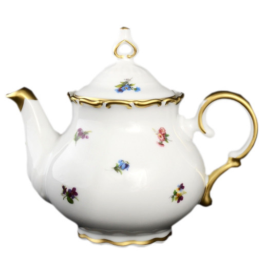 Заварочный чайник 500 мл  Bohemia Porcelan Moritz Zdekauer 1810 s.r.o. &quot;Анжелика 852 /Мелкие цветы&quot; / 046018