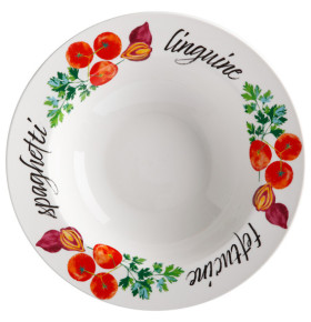 Набор тарелок 5 предметов (тарелка 27 см + 4 тарелки 22 см)  Casa Domani "Травы" (подарочная упаковка) / 291459