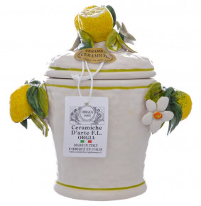 Банка для сыпучих продуктов 17 см  Orgia "Лимоны" / 275714