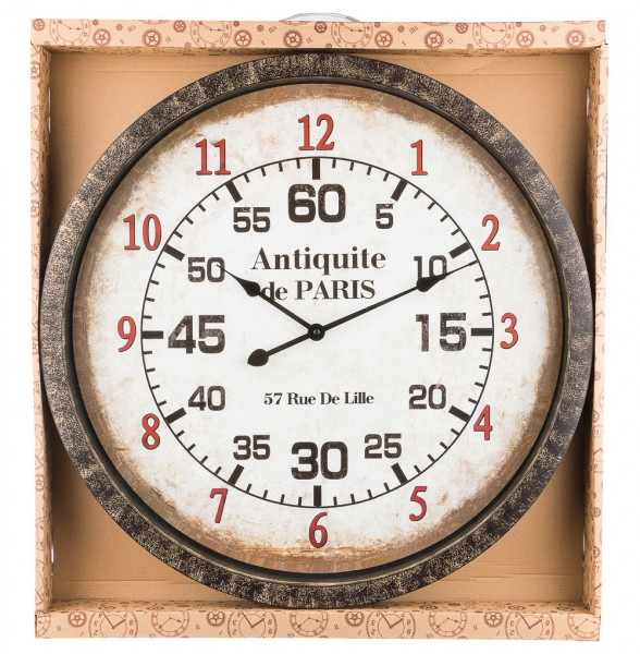 Часы настенные 67 см кварцевые круглые  LEFARD &quot;ANTIQUITE DE PARIS&quot; / 187997