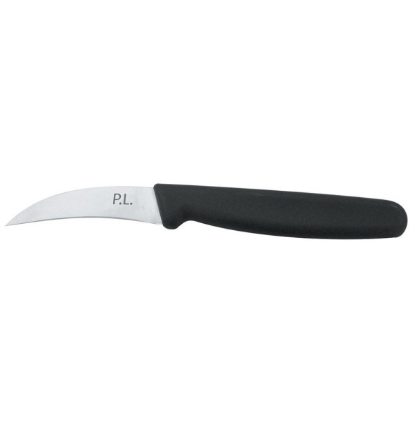 Нож для чистки овощей 7 см черная ручка  P.L. Proff Cuisine &quot;PRO-Line&quot; / 324962
