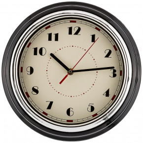 Часы настенные 29,8 х 29,8 х 9,5 см кварцевые черные  LEFARD "LOVELY HOME" / 187973