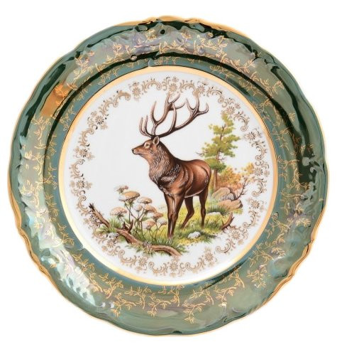 Набор тарелок 25 см 6 шт  Sterne porcelan &quot;Фредерика /Охота зеленая&quot; / 128772