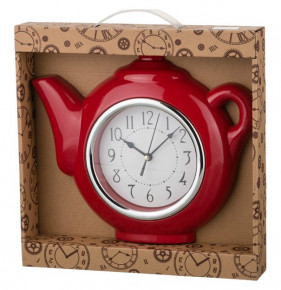 Часы настенные 30 х 5 х 27 см кварцевые красные  LEFARD "CHEF KITCHEN" / 187894