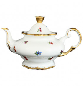 Заварочный чайник 1,2 л  Bohemia Porcelan Moritz Zdekauer 1810 s.r.o. "Анжелика 852 /Мелкие цветы" / 059834