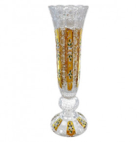 Ваза для цветов 58,5 см  Aurum Crystal "Хрусталь с золотом" / 035001
