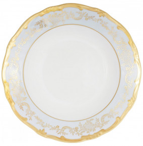 Набор тарелок 24 см 6 шт глубокие  Weimar Porzellan "Ювел /Ассорти /голубой" / 222744