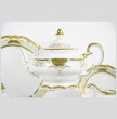 Чайный сервиз на 12 персон 54 предмета  Weimar Porzellan &quot;Веймар /Симфония /Золотая&quot; (тарелки 19 см) / 080172