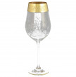 Бокалы для красного вина 6 шт  RCR Cristalleria Italiana SpA &quot;Timon /Париж матовое золото&quot; / 101059