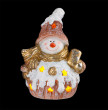 Фигурка 16 х 22 см  LEFARD &quot;Снеговик с конфетой&quot; с подсветкой / 271166
