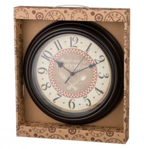 Часы настенные 30 х 30 х 5 см кварцевые венге  LEFARD "CHEF KITCHEN" / 187926