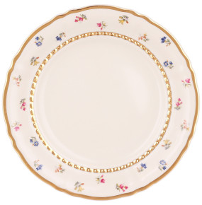 Набор тарелок 25 см 6 шт "Соната /Мелкие цветы /золото /СК" / 348687