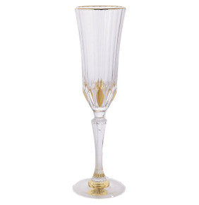 Бокалы для шампанского 180 мл 6 шт  UNION GLASS "Адажио /Золото 2" / 182739