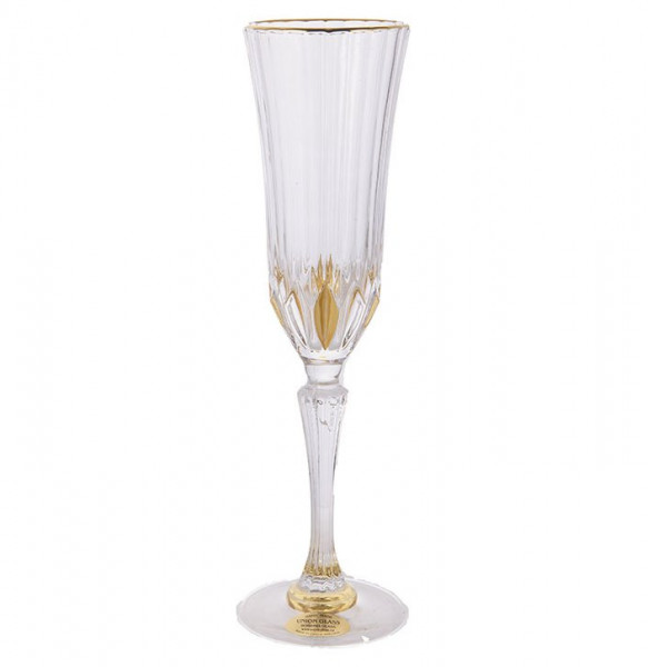 Бокалы для шампанского 180 мл 6 шт  UNION GLASS &quot;Адажио /Золото 2&quot; / 182739