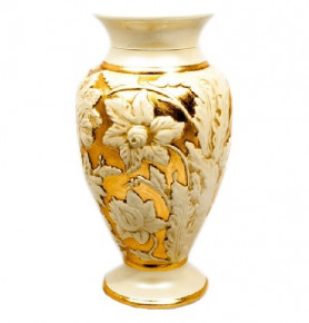 Ваза для цветов 37 см  Ceramiche Millennio snc "Millennio /Цветы на золоте" / 051918