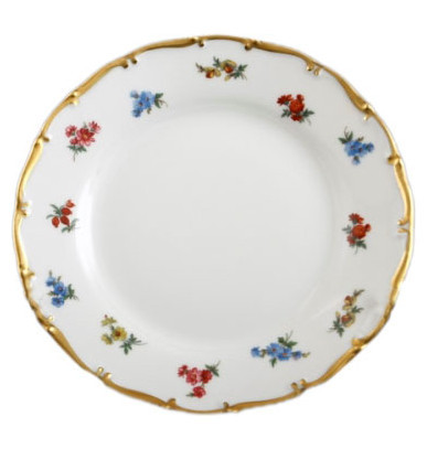 Набор тарелок 17 см 6 шт  Bohemia Porcelan Moritz Zdekauer 1810 s.r.o. &quot;Анжелика 811 /Мелкие цветы&quot; / 071173