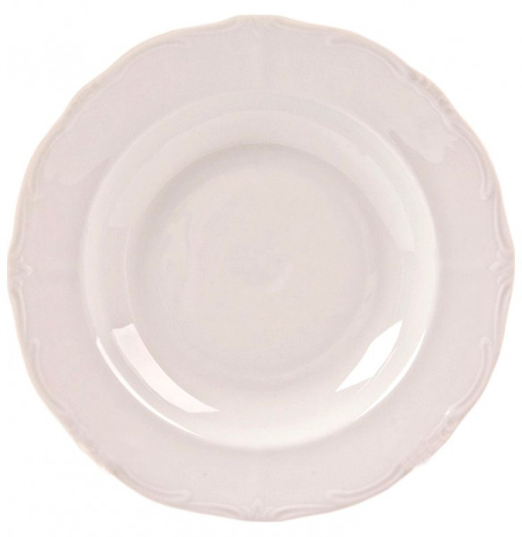 Набор тарелок 24 см 6 шт глубокие  Weimar Porzellan &quot;Веймар /Без декора&quot; / 015778