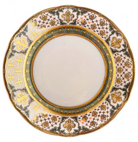 Набор тарелок 17 см 6 шт  Bohemia Porcelan Moritz Zdekauer 1810 s.r.o. "Анжелика 814 /Королевская лилия" / 100575