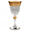 Бокалы для белого вина 170 мл 6 шт  Sonne Crystal &quot;Хрусталь с золотом&quot; / 067815